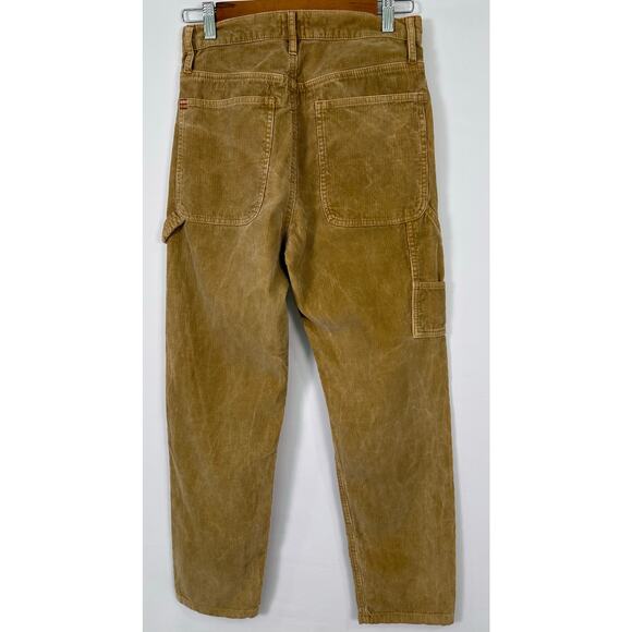 BDG Olive Green Corduroy Slim Straight Women’s Pants Size 27 - Picture 4 of 8